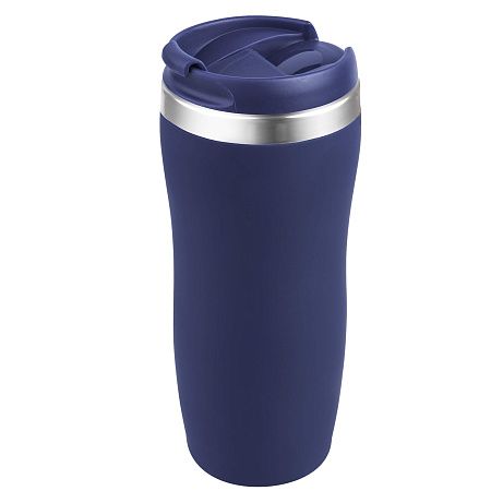 Термокружка SLIM SOFT COLOR 350мл. Темно-синяя 6030.14