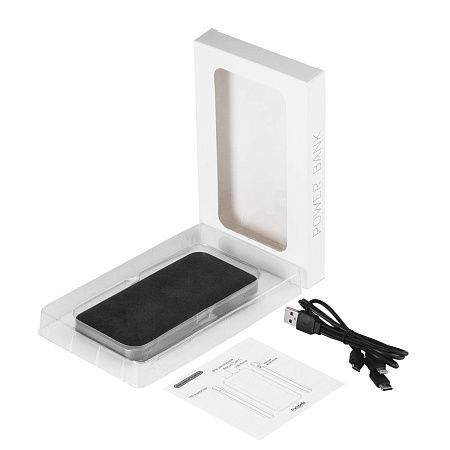 Внешний аккумулятор Ин Велюр (In Velour) 10000 mAh, серый