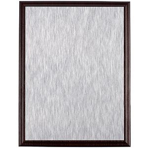 Плакетка Plaque, большая, вишня с серебристой пластиной