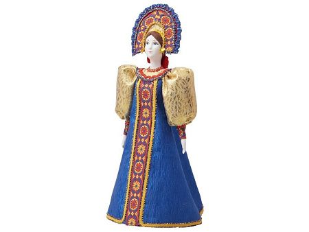 Подарочный набор: кукла фарфоровая, мёд с гецким орехом