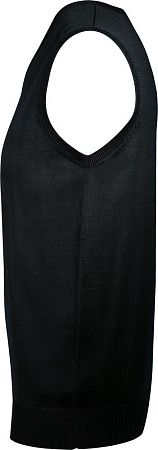 Жилет унисекс Gentlemen, черный, размер XXS