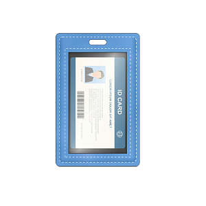 Держатель для пропуска Персонал (Personal) прорезной