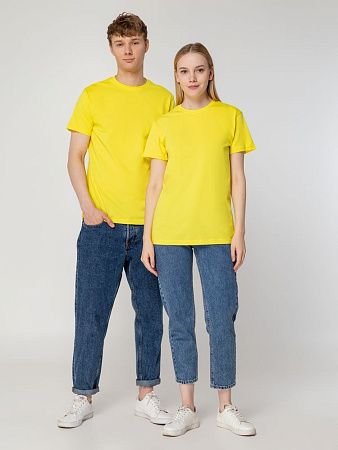 Футболка унисекс T-Bolka 160, желтая, размер XL v2