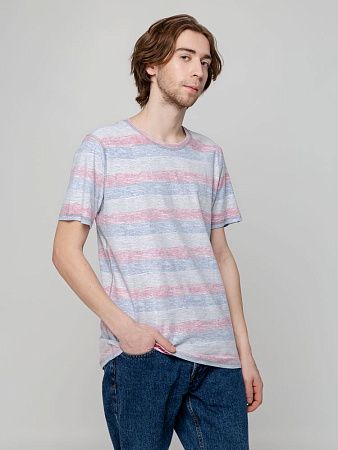 Футболка мужская Rayet двусторонняя, красная с синим, размер M