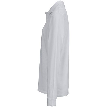 Рубашка поло унисекс с длинным рукавом Pacific LSL, серая, размер XS