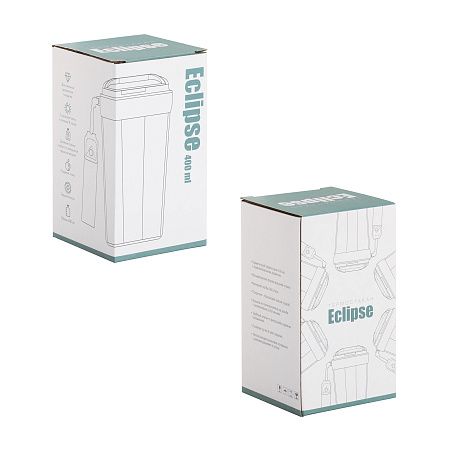 Термостакан "Eclipse_На гребне волны" 400 мл, покрытие пудра