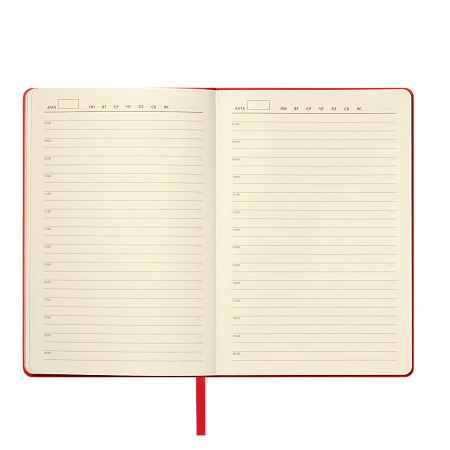 Ежедневник Молто (Molto) недатированный, красный