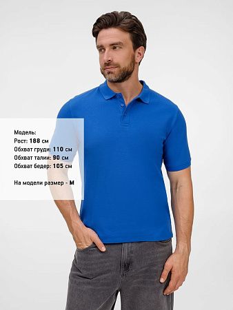Рубашка поло унисекс Upswing, ярко-синяя, размер S
