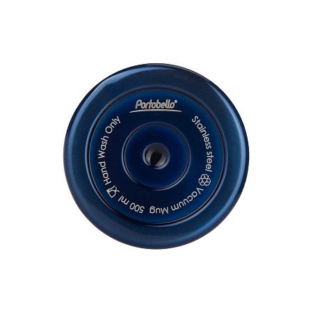 Термокружка вакуумная Поло (Polo), синяя