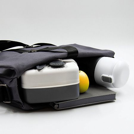 Шоппер Superbag Companion, с тремя отделениями, боковым креплением (карабин) и карманом