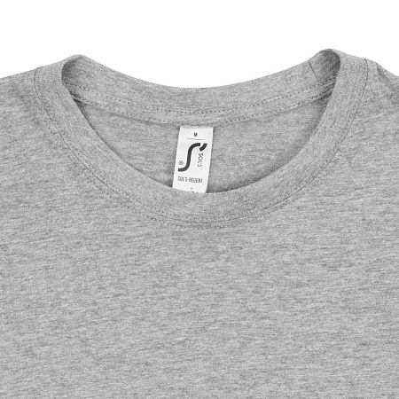 Футболка унисекс Regent 150, серый меланж, размер XXS