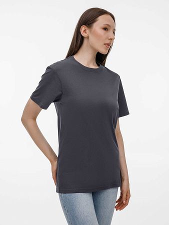 Футболка унисекс T-Bolka 180, темно-серая, размер XXL