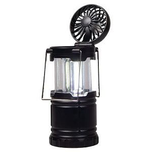Фонарь Tools Mina, для кемпинга, с вентилятором, пластиковый, черный