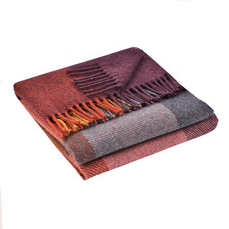 Плед Arequipa, фиолетовый с серым