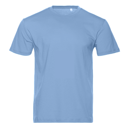 Футболка унисекс STAN, хлопок 150, 51, Небесно-голубой,  (77)  (58/4XL)