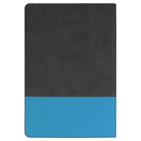 Ежедневник Flexy Treviso Nuba Sand Color А5, серый/голубой, недатированный, в гибкой обложке