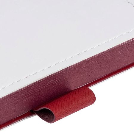 Ежедневник White Shall, недатированный, бело-оранжевый