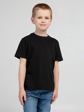 Футболка детская Regent Kids 150, черная, размер 4 года (96-104 см)