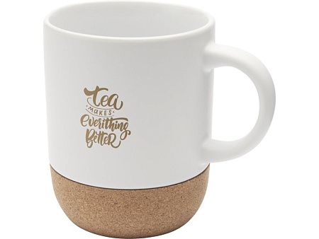 Керамическая кружка «Billie» с пробковым дном, матовая