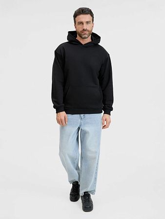 Худи унисекс оверсайз Songo, черное, размер XS/S