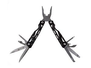 Мультитул, 13 функций, цвет: черный, серебристый
