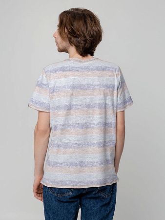 Футболка мужская Rayet двусторонняя, оранжевая с фиолетовым, размер M