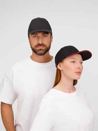 Бейсболка Buffalo, темно-серая (графит)