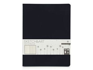 Скетчбук «Sketch & Art» 100 г/м2, soft-touch, цвет: черный