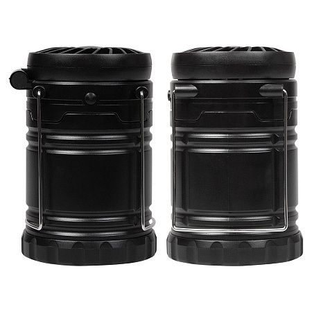 Фонарь Tools Mina, для кемпинга, с вентилятором, пластиковый, черный