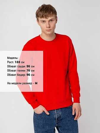 Толстовка Unit Toima Heavy, красная, размер XS