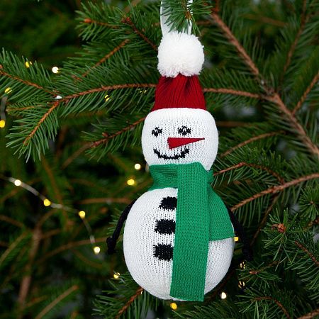 Елочная игрушка «Снеговик»