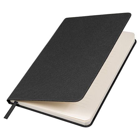 Блокнот Forest Alfa Libra Fabrique А5, недатированный, в твердой тканевой обложке, черный