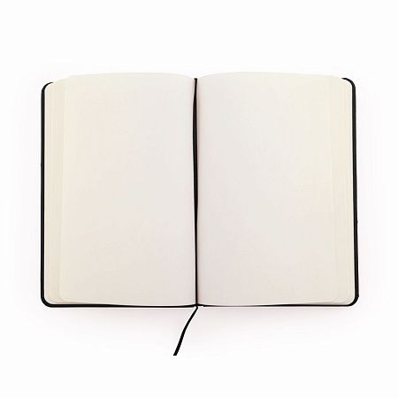 Блокнот A6 CORAL в твёрдом переплёте, ЧЕРНЫЙ