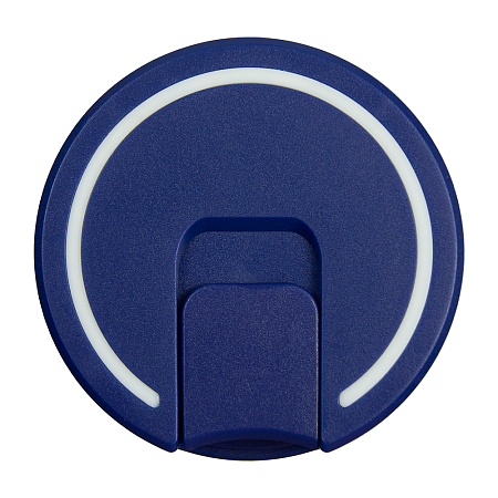 Термос стальной Positano, 460 мл, темно-синий, матовый