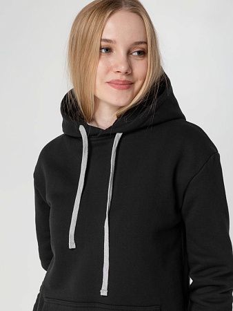 Толстовка с капюшоном Unit Kirenga Heavy, черная, размер S