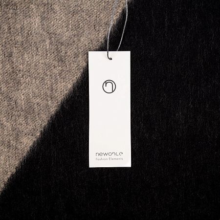 Шарф Charming, коричневый с оранжевым