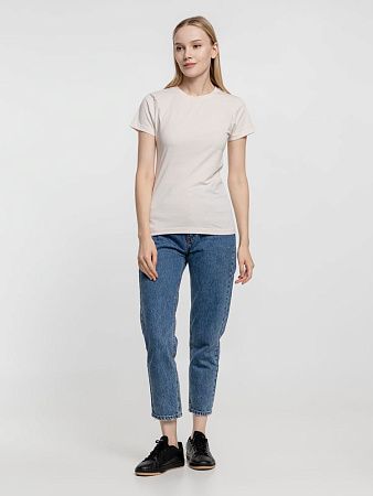 Футболка женская T-bolka Lady, молочно-белая, размер XL
