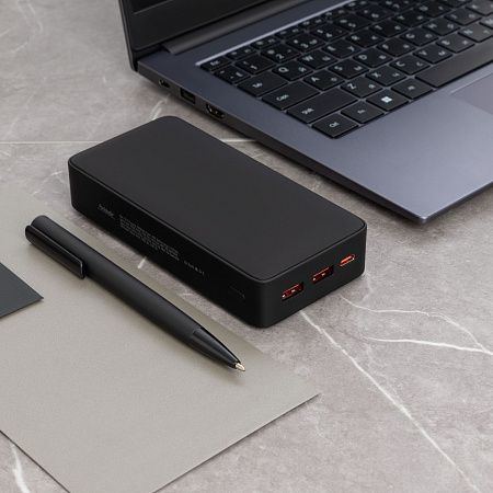 Внешний аккумулятор с подсветкой Анкор Плюс PD (Ancor PD Plus) 20000 mAh, черный