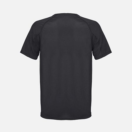 Футболка спортивная унисекс Vortex, черная, размер XXL