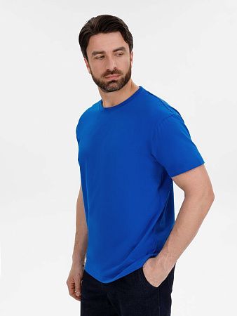 Футболка унисекс T-Bolka 180, синяя, размер M