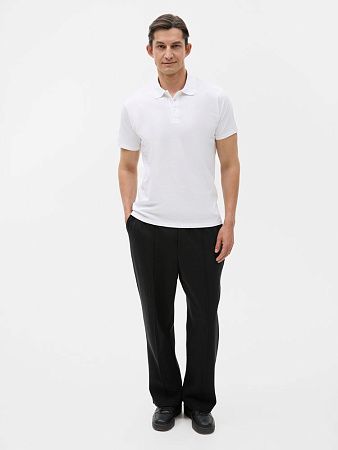 Рубашка поло мужская Prescott Men 170, белая, размер M