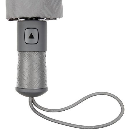 Зонт складной Hard Work, серый