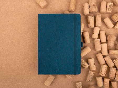 Блокнот Cork County, синий