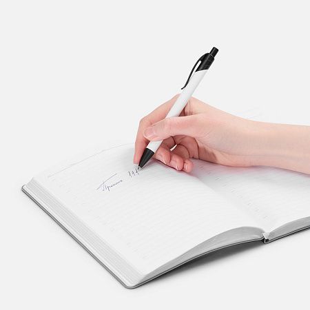 Ручка шариковая Undertone Black Soft Touch, белая