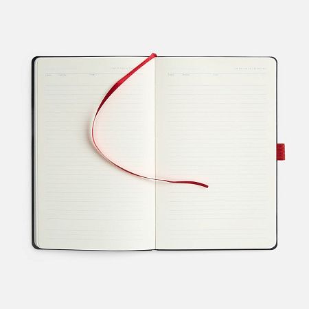 Ежедневник Lungo, недатированный, красный