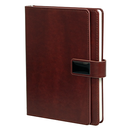 Ежедневник Alfa Brandy Business Edition B5 коричневый, в подарочной коробке