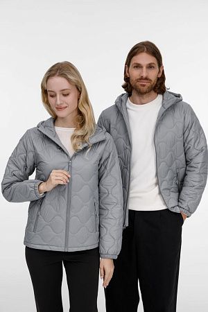 Куртка унисекс Tarnaby, светло-серая, размер S