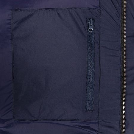 Пуховик унисекс Kapsula, темно-синий, размер XS/S