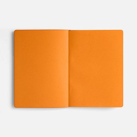 Ежедневник Doppio, недатированный, синий с оранжевым