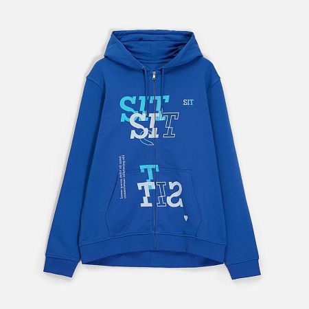 Толстовка унисекс Calipso, ярко-синяя (royal), размер S